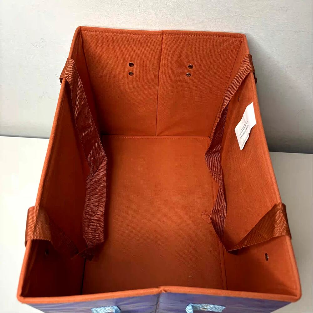 Trader Joe’s Stand-Up Collapsable Grocery Tote Bag Food Box Car Storage NWT! NEW - Picture 8 of 12